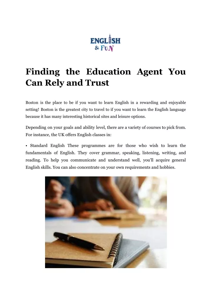 finding the education agent you can rely and trust