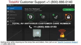 totalav customer support 1 800 886 0140