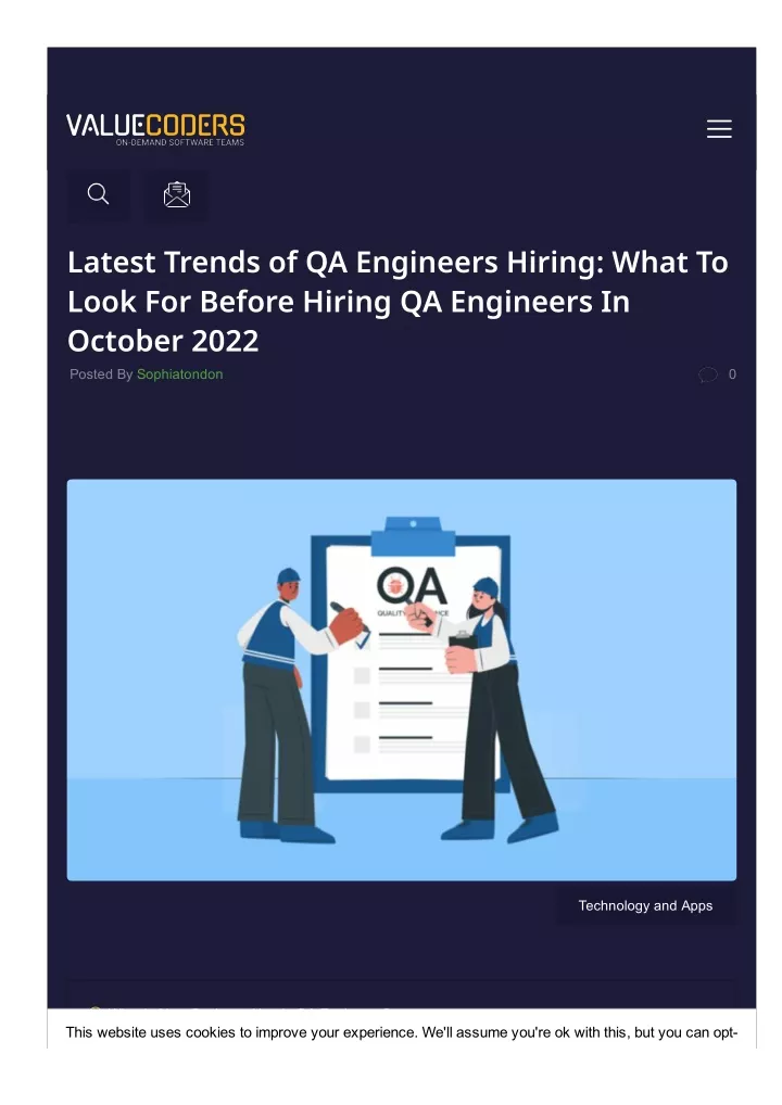 latest trends of qa engineers hiring what to look