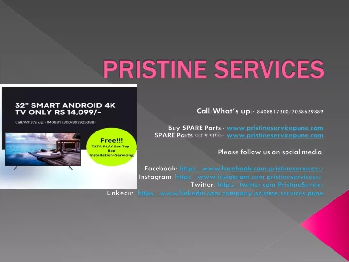 pristine services