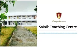Sainik Coaching Centre | RIMC Preparation Online Classes