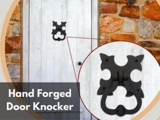 Using A Hand Forged Door Knocker To Create A Colonial-Inspired Home!
