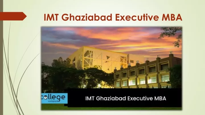 imt ghaziabad executive mba