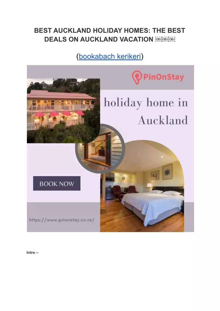 best auckland holiday homes the best deals
