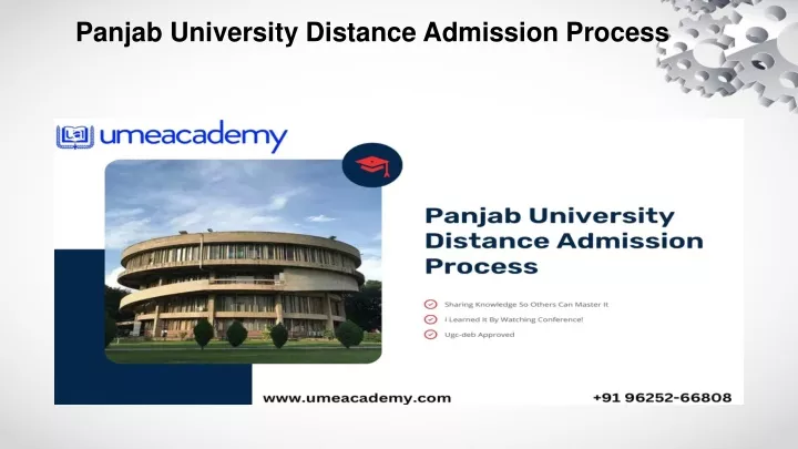 panjab university distance admission process