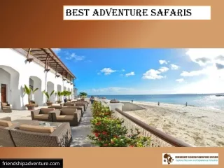 Best Adventure Safaris