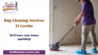 Rug cleaning services El Cerrito
