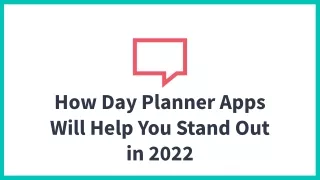 how day planner apps will help you stand