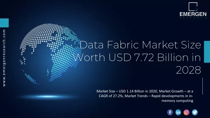data fabric market size worth usd 7 72 billion