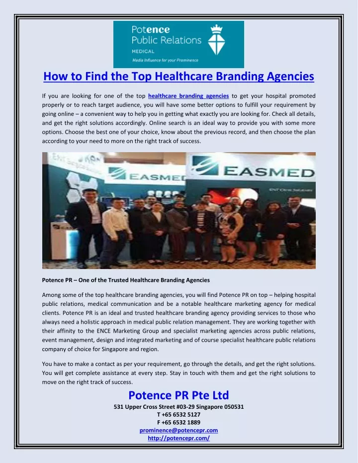 how to find the top healthcare branding agencies