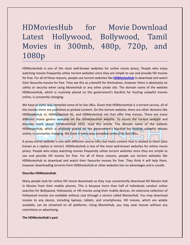 hdmovieshub latest hollywood bollywood tamil