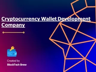 cr yptocurrency wallet development