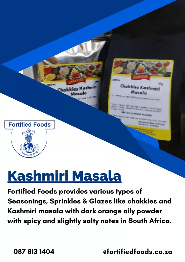 kashmiri masala fortified foods provides various