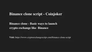 binance clone basic ways to launch crypto exchange like binance