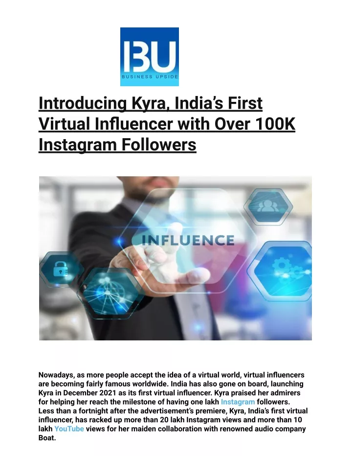 introducing kyra india s first virtual influencer