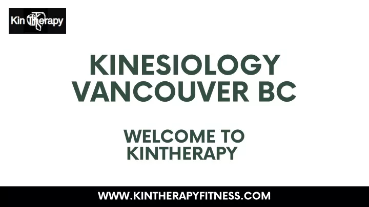 kinesiology vancouver bc