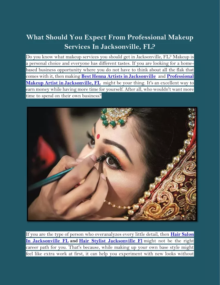 what should you expect from professional makeup