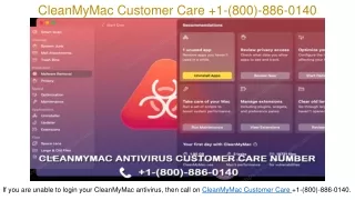 cleanmymac customer care 1 800 886 0140