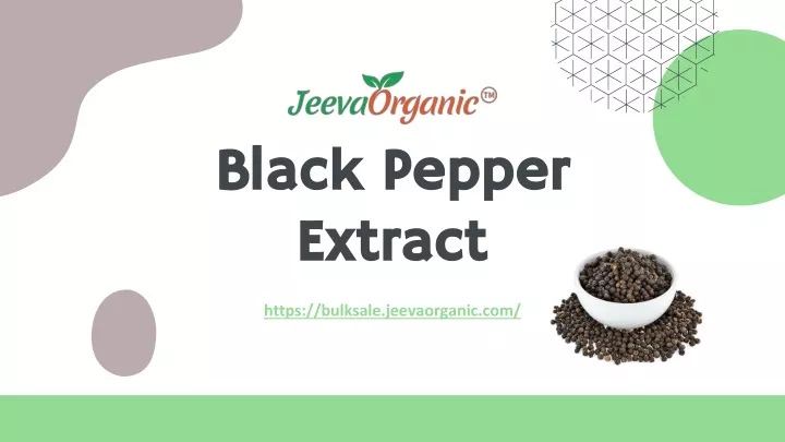 black pepper black pepper extract extract