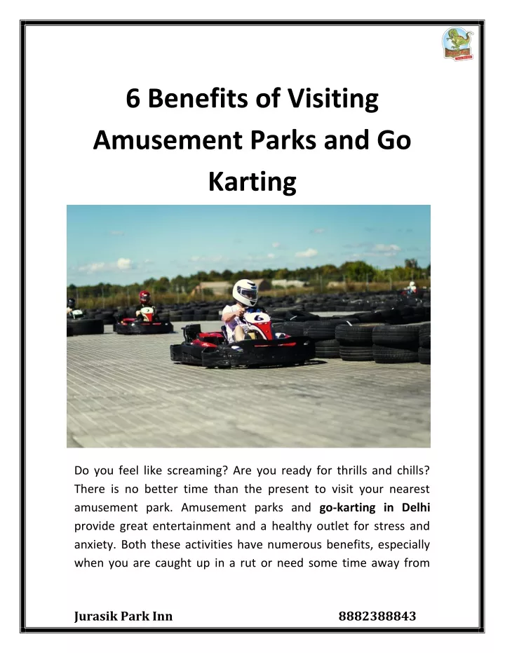 6 benefits of visiting amusement parks