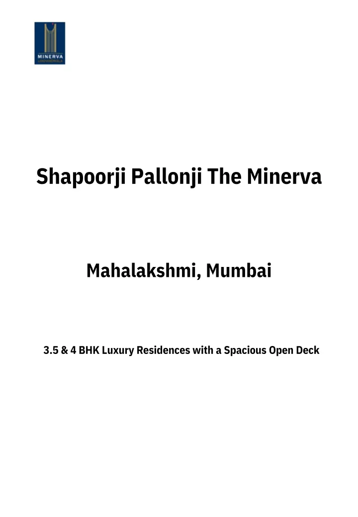 shapoorji pallonji the minerva