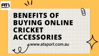 5 Benefits of Buying Online Cricket Accessories