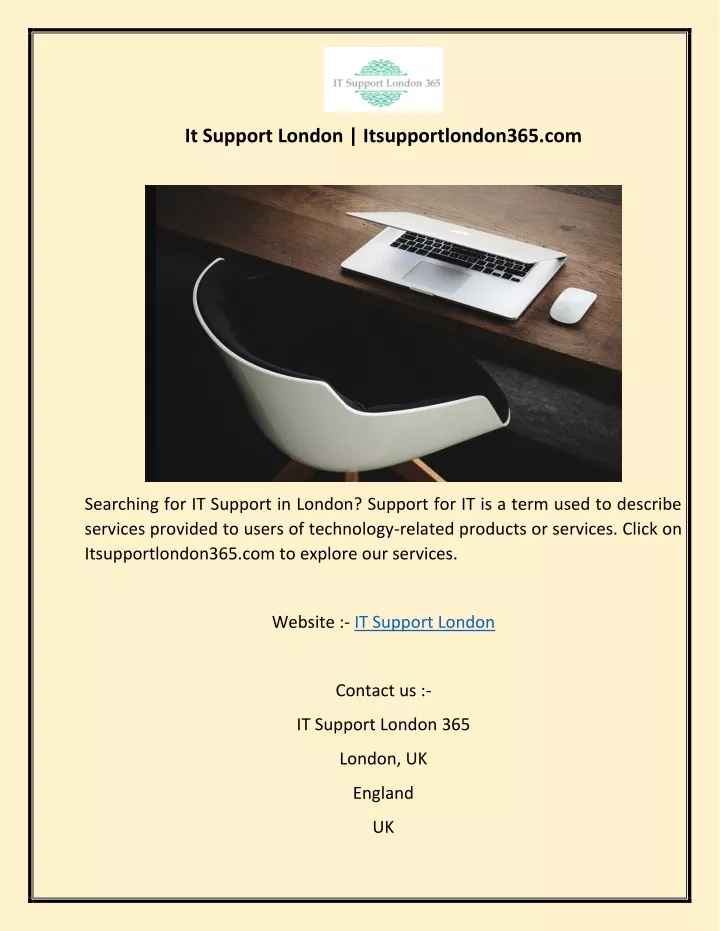 it support london itsupportlondon365 com