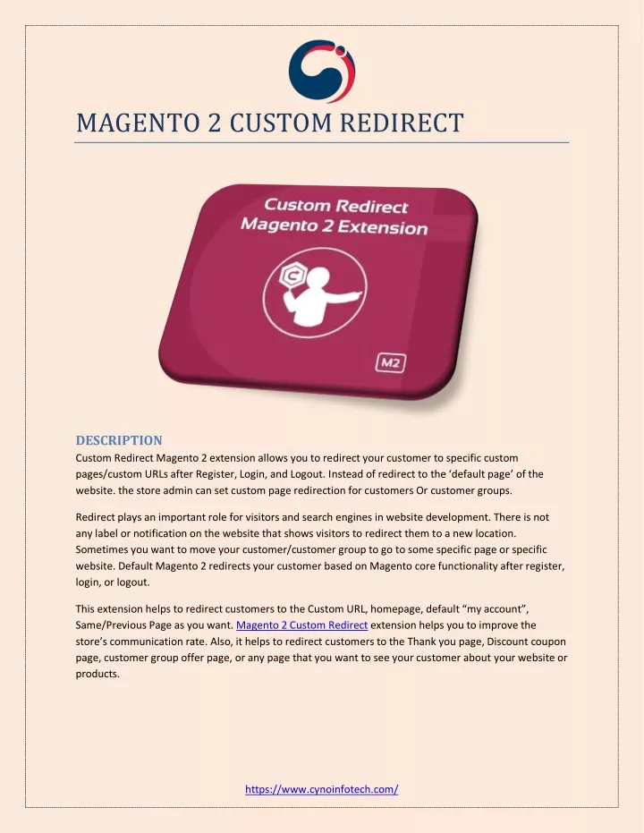magento 2 custom redirect