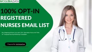 100 opt in registered nurses email list