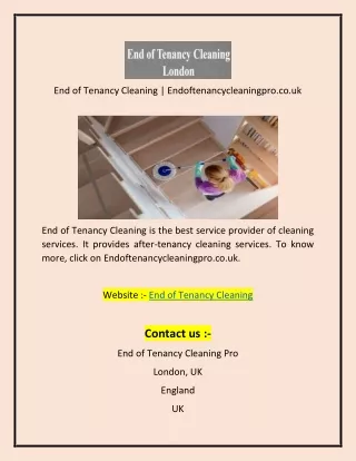 End of Tenancy Cleaning  Endoftenancycleaningpro.co.uk