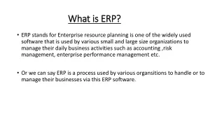 ERP Solution