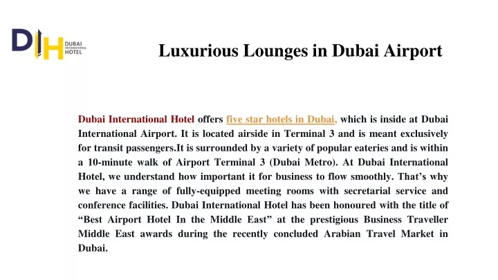 luxurious lounges in dubai airport