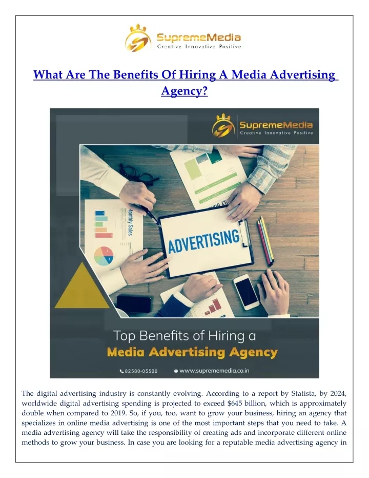 what are the benefits of hiring a media