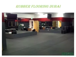 rubber flooring dubai