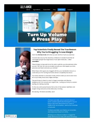 Newly Discovered ‘juice’ Awakens Metabolism