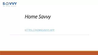 home savvy