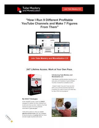 join tube mastery 2 0