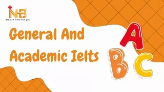 General And Academic Ielts