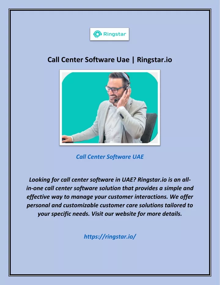 call center software uae ringstar io