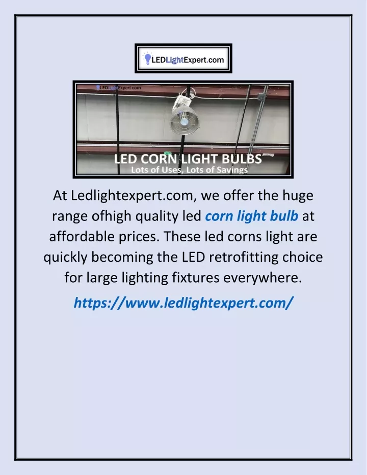 at ledlightexpert com we offer the huge range