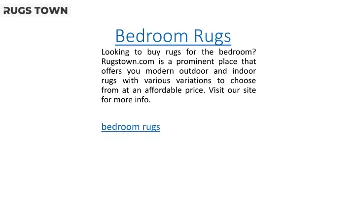 bedroom rugs