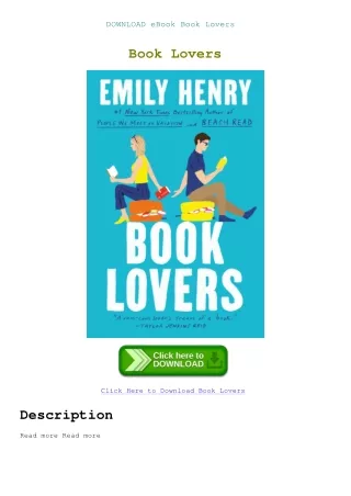 DOWNLOAD eBook Book Lovers