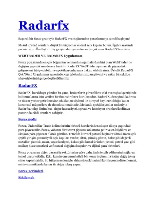 radarfx