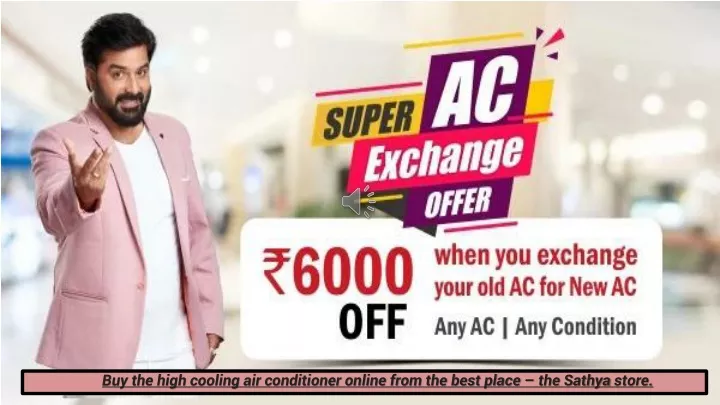 buy the high cooling air conditioner online from