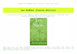 (EBOOK Les NuÃƒÂ©es (French Edition) [PDF  mobi  ePub]