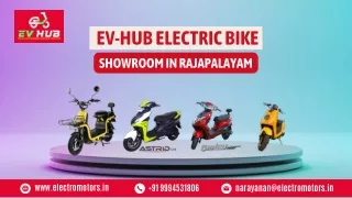 Excellent Electric Two Wheeler Showroom in Rajapalayam