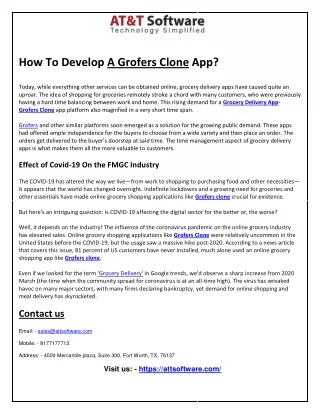 how to develop a grofers clone app