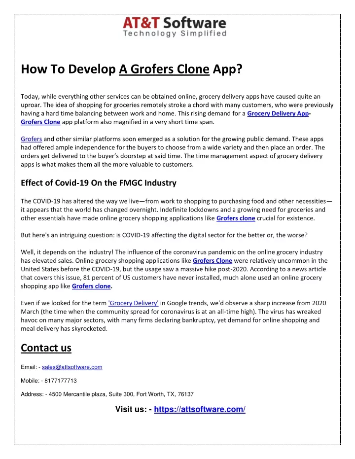 how to develop a grofers clone app