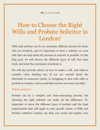 Wills and Probate solicitor Harrow London, UK