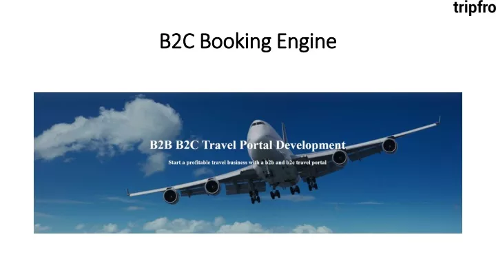 b2c booking engine